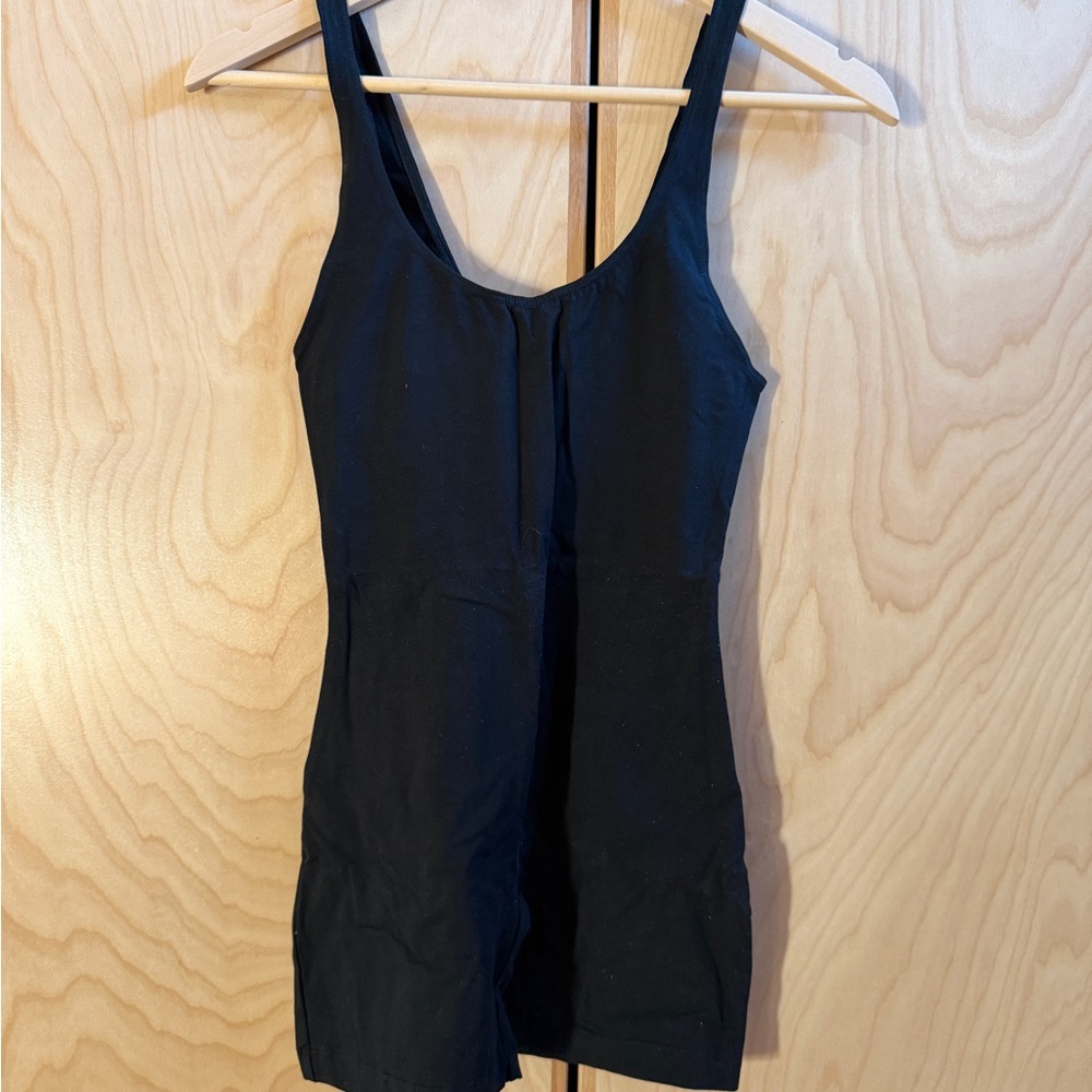 Los Angeles Apparel Black Cotton Spandex unitard